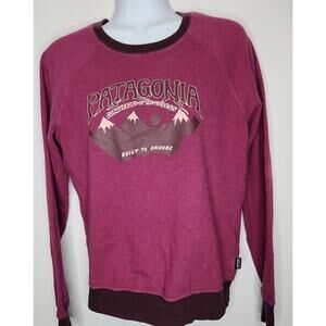 Patagonia Pullover Sweatshirt Women S "Conquerors of Useless Built to Edure"